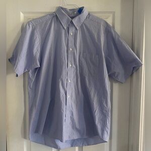 💕 2 For $10 IZOD Wrinkle Free Quick Dry Twill Button-Up Shirt Size Large/XL
